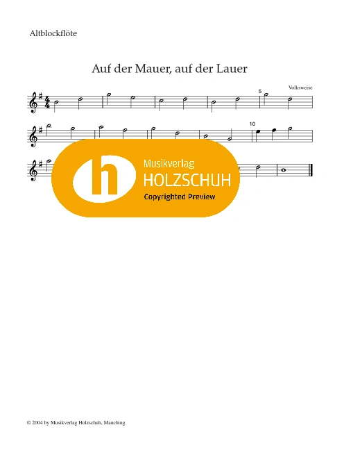 Auf der Mauer, auf der Lauer